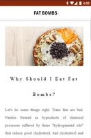 Poster Bombs Fat Ricette per la dieta chetogenica