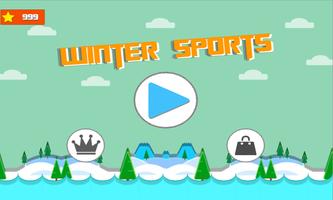 Surfer Ketchup Winter Sports poster