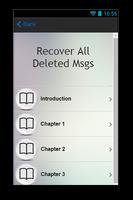 Recover All Deleted Msgs Guide captura de pantalla 1