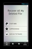 Recover All My Delete File Tip Affiche