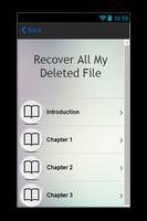 Recover All My Delete File Tip capture d'écran 1