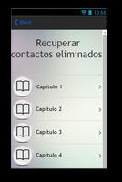 Recupere borrado contacto Guía Screenshot 1