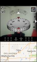 Transparent GPS Compass ポスター