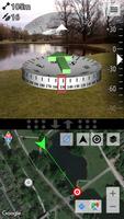 AR GPS Compass Map 3D الملصق