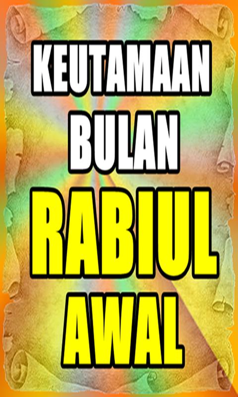 Keutamaan Bulan Rabiul Awal Dalam Hitungan Islam Für Android
