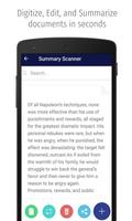 Summary Scanner poster