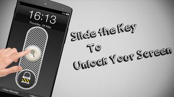 Key Slider Screen Lock الملصق