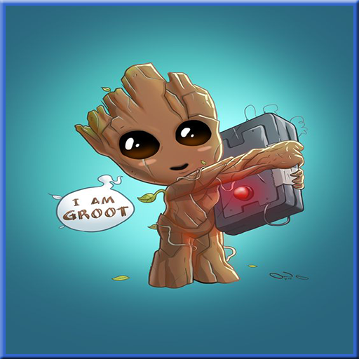 Baby Groot Wallpaper Art