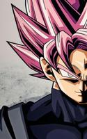 Black Goku Super Saiyan Wallpaper HD Affiche