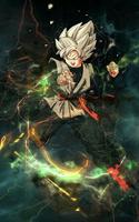 Black Goku Super Saiyan Wallpaper HD 스크린샷 2