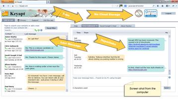 SMS Text Messaging ↔PC Texting capture d'écran 1