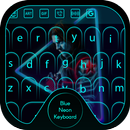 Blue Neon Keyboard Theme APK