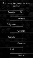 Horror Skull Keyboard Theme imagem de tela 3