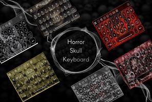 Horror Skull Keyboard Theme Cartaz