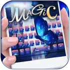 Magic Butterfly Keyboard Theme ไอคอน