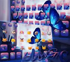 Magic Butterfly Keyboard Theme اسکرین شاٹ 2