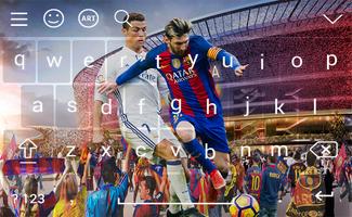 Keyboard for Lionel Messi 2018 الملصق