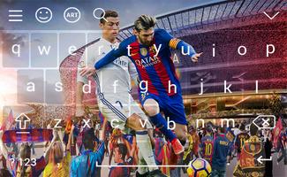 Keyboard for Lionel Messi 2018 Affiche