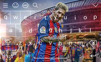 Keyboard for Lionel Messi 2018 capture d'écran 1