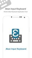 Akan Input keyboard Plakat