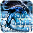Ice dragon Keyboard Theme blue dragon wallpaper APK