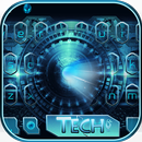 Bleu Technologie clavier thème APK