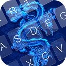 Blue Dragon Fire Keyboard APK