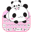 Rose Panda clavier thème