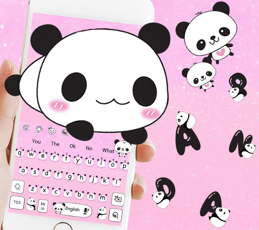 Pink Panda Keyboard Theme For Android Apk Download - pink panda roblox