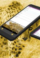 Cheetah Gold Keyboard Theme Plakat