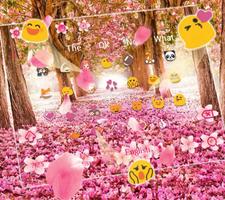 Cherry Blossom Keyboard Theme screenshot 2