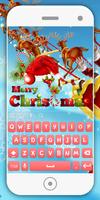 Merry Christmas Keyboard - Santa Claus theme पोस्टर