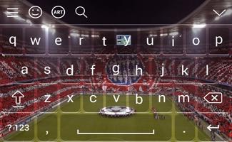 برنامه‌نما Keyboard For Bayern Munchen emoji عکس از صفحه