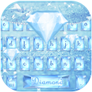 Azul diamante teclado tema APK