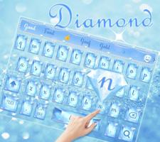 Blue diamond Keyboard Theme screenshot 2