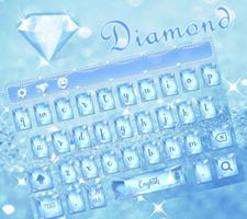 Blue diamond Keyboard Theme screenshot 3