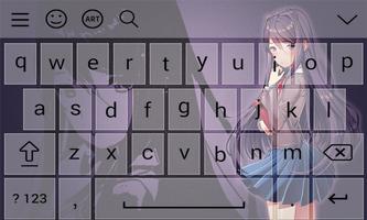 Doki Doki Literature Club Keyboard Ekran Görüntüsü 1