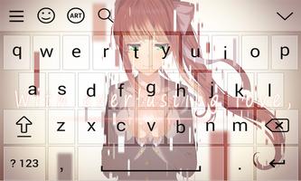 Doki Doki Literature Club Keyboard Ekran Görüntüsü 3