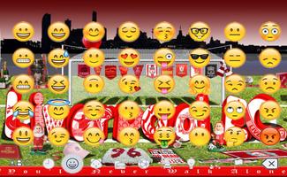 Liverpool Keyboard Emoji capture d'écran 1