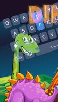 3D Dinosaur Keyboard Theme Affiche