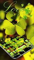 Vert trèfle clavier theme Green Clover capture d'écran 3