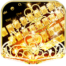 Gold Diamond Crown Keyboard Theme APK