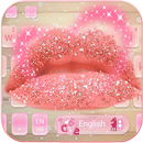 APK Sexy Kiss Lip Theme for Keyboard Glitter