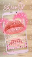 Glitter Sexy baiser Kiss Lip Theme pour clavier capture d'écran 1