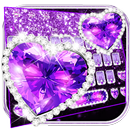 Mor Elmas Parlaklık Klavye Purple Diamond APK