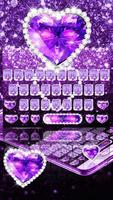 Violet diamant briller clavier capture d'écran 1