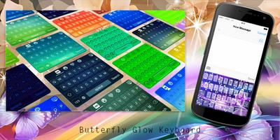 Butterfly Glow Keyboard โปสเตอร์