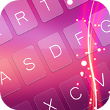 GO Keyboard Glow Pink