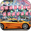 Graffiti Freestyle clavier theme Super voiture Car