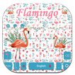 Floral Flamingo Keyboard Theme